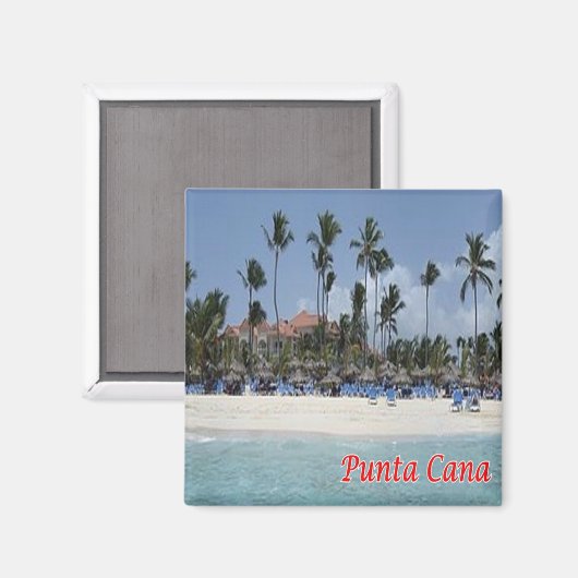 zDO016 PUNTA CAN, Dominicaanse Republiek, Fridge Magneet (Voorkant / Achterkant)