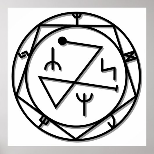 Zdravje Magični Znak Poster (Voorkant)