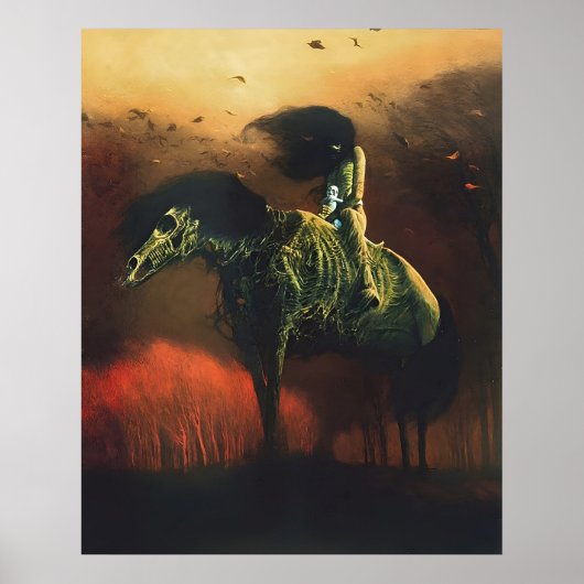 Zdzislaw Beksinski art style Poster (Voorkant)