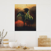 Zdzislaw Beksinski art style Poster (Keuken)