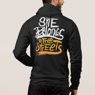 Ze behoort tot de straten, maar één plek hoodie
