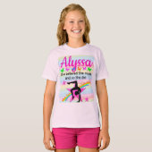 ZE BELIEVT DAT ZE KAN GYMNAST ONTWERPEN T-SHIRT (Voorkant volledig)