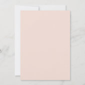 Ze bindt de knoop strik bruids douche uitnodiging (Achterkant)