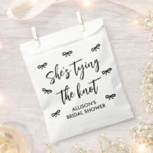 Ze bindt de Knot Black Bow Vrijgezellenfeest