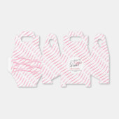 Ze bindt het Knot Bow Coquette Vrijgezellenfeest Bedankdoosjes (Uitgevouwen)