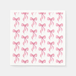 Ze bindt het Knot Bow Pattern Vrijgezellenfeest va Servet