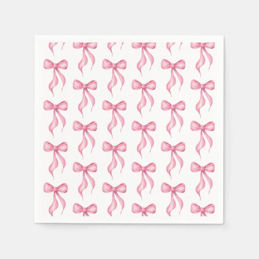 Ze bindt het Knot Bow Pattern Vrijgezellenfeest va Servet (Voorkant)