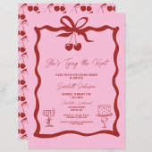 Ze bindt het rode Vrijgezellenfeest van de Knoopbo Kaart