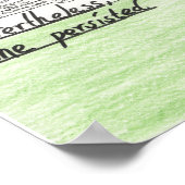 Ze bleef (alleenstaande vrouwen) poster (Hoek)