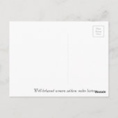 Ze bleef Briefkaart (Achterkant)