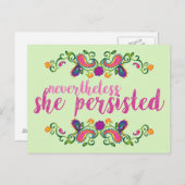 Ze bleef Briefkaart (Voorkant / Achterkant)