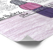 Ze bleef doorgaan (assie) poster (Hoek)