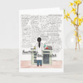 Ze bleef hangen (STEM) Kaart (Gele Bloem)