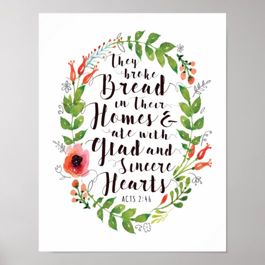 Ze broekten brood in hun Homescherm Poster (Voorkant)