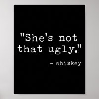 Ze citeert niet die lelijke, grappige whisky Gezeg