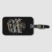 Ze dacht dat ze het kon, dus ze deed Afstuderen Bagagelabel (Voorkant (horizontaal))