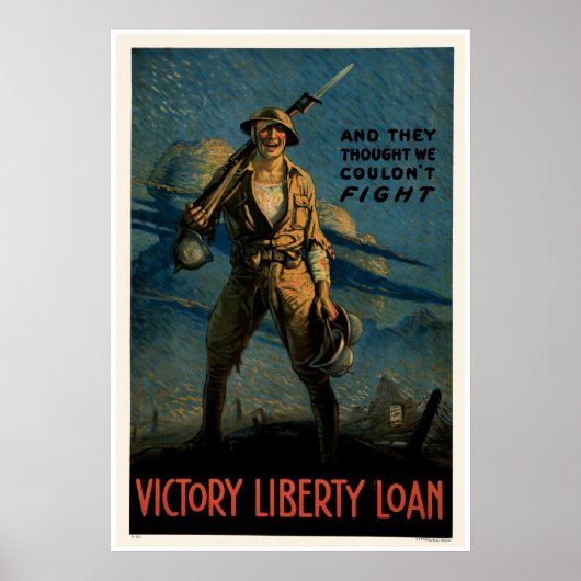 Ze dachten dat we niet konden vechten poster (Voorkant)