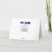 Ze danst in het Bos Fantasy Wenskaart Kaart (Achterkant)