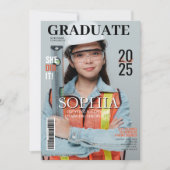 Ze deed het afstudeerfoto technisch tijdschrift  kaart (Voorkant)