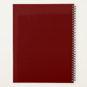 Ze droeg Red Roses Planner (Achterkant)