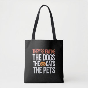 Ze Eten De Honden De Katten De Huisdieren Hallowee Draagtas