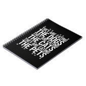 Ze eten de honden, de katten en de huisdieren Trum Notitieboek (Linkerzijde)