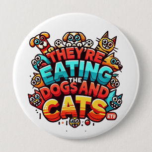 Ze eten de honden en katten Button