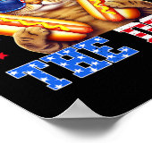 Ze eten de honden en katten van Kamala Trump Deba Poster (Hoek)