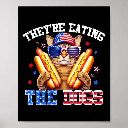 Ze eten de honden en katten van Kamala Trump Deba Poster (Voorkant)