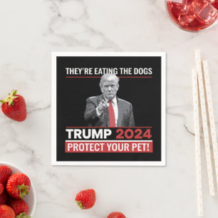 Ze eten de honden Trump 2024 debat Servet
