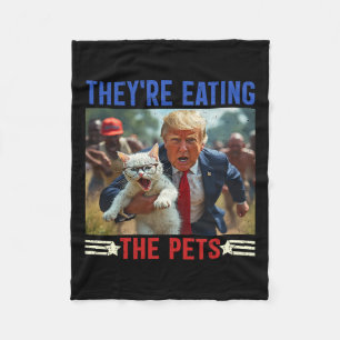 Ze eten de huisdieren Grappig Debat Quote 2024 Do Fleece Deken