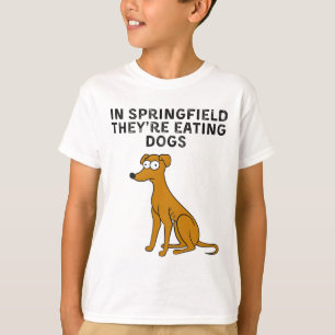 Ze eten honden Trump Kamala Harris Debat T-shirt