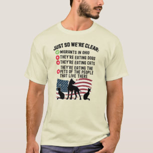 Ze eten huisdieren in Springfield - Harris Walz T-shirt