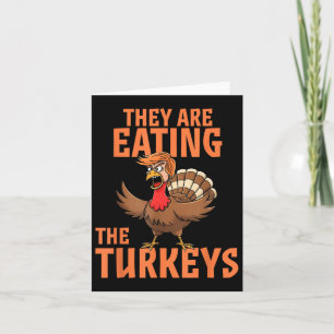 Ze eten Turkije grappig Donald Trump Kaart
