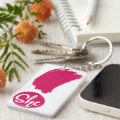 Ze Exclamation Sleutelhanger (Voorkant Rechts)