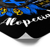 Ze fluisterde dat ik het Storm Alopecia Areata War Poster (Hoek)