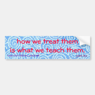 ze gelijk behandelen bumpersticker