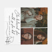 Ze geloofde dat ze Afstuderen kon fotograferen Fleece Deken (Voorkant (Horizontaal))