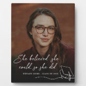 Ze geloofde dat ze Afstuderen kon fotograferen Fotoplaat (Voorkant)