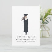 Ze geloofde dat ze dat kon, dus deed ze een afstud (Staand voorkant)