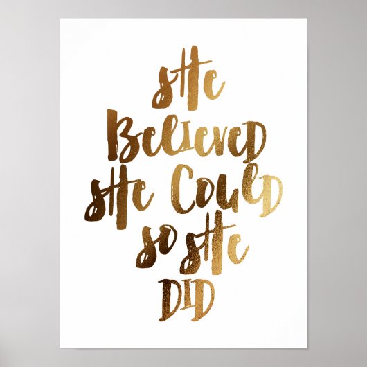 Ze geloofde dat ze dat kon. poster (Voorkant)