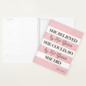 Ze geloofde dat ze door zijn genade gepersonalisee planner (Display)