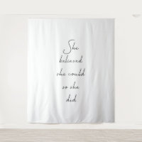 Ze geloofde dat ze een Inspirerend prijsopgave kon