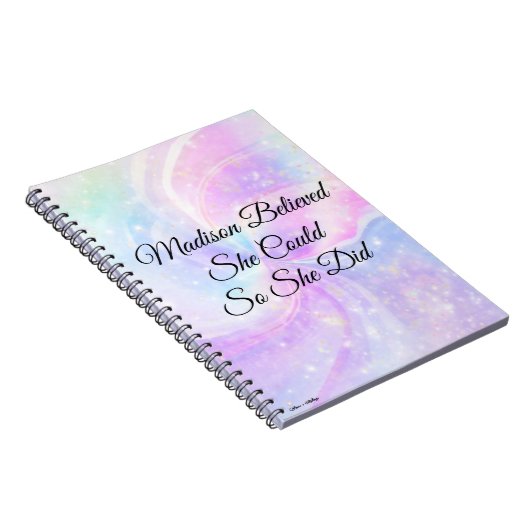 Ze geloofde dat ze het kon doen notitieboek (Rechterzijde)