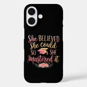 Ze geloofde dat ze het kon, dus beheerste ze het iPhone 16 hoesje