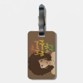 Ze geloofde dat ze het kon, dus deed ze het | Brui Bagagelabel (Achterkant verticaal)