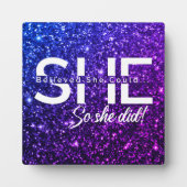 Ze geloofde dat ze het kon, dus deed ze het fotoplaat (Voorkant)