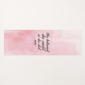 Ze geloofde dat ze het kon, dus ze had een persoon yogamat (Voorkant (horizontaal))