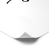 Ze geloofde dat ze het kon, dus ze schreef handges poster (Hoek)