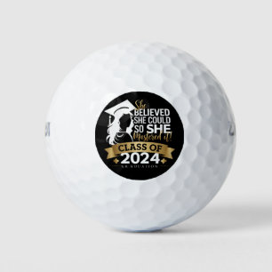 Ze geloofde dat ze het kon, zodat ze het 2024 onde golfballen